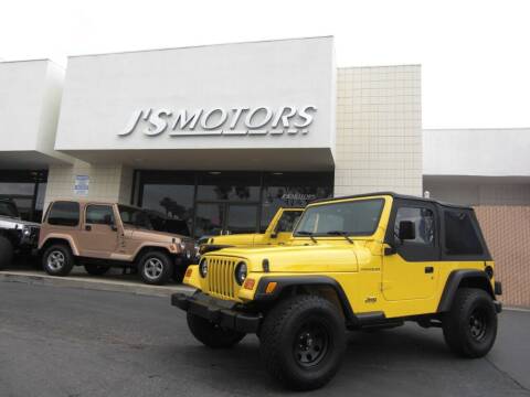 2000 Jeep Wrangler for sale at J'S MOTORS in San Diego CA