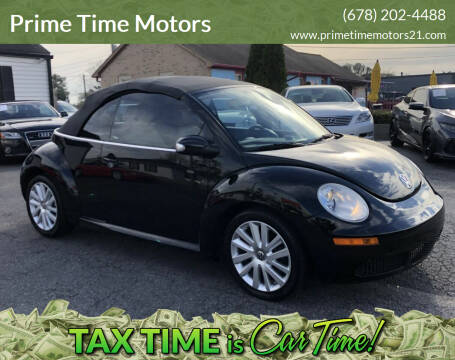 2010 Volkswagen New Beetle Convertible for sale at Prime Time Motors in Marietta GA