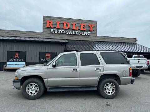 2003 Chevrolet Tahoe for sale at Ridley Auto Sales, Inc. in White Pine TN