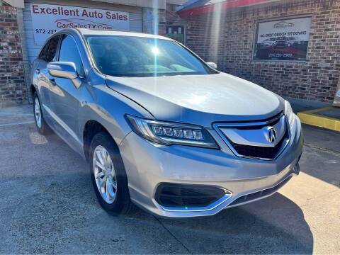 2018 Acura RDX for sale at Excellent Auto Sales in Grand Prairie TX