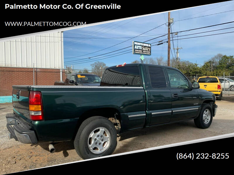 2001 Chevrolet Silverado 1500 for sale at Palmetto Motor Co. of Greenville in Greenville SC