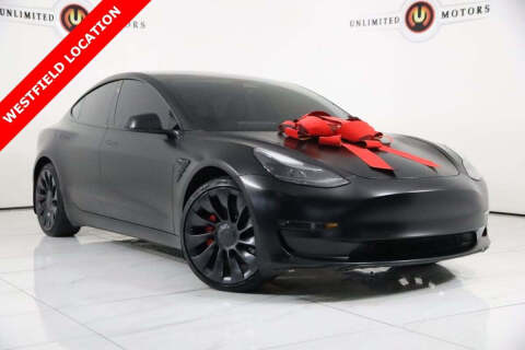 2022 Tesla Model 3 for sale at INDY'S UNLIMITED MOTORS - UNLIMITED MOTORS in Westfield IN
