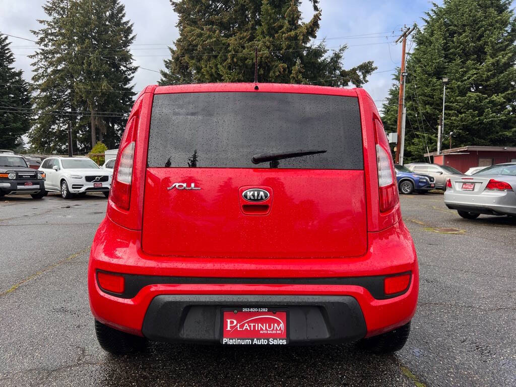 2013 Kia Soul for sale at PLATINUM AUTO SALES INC in Lacey, WA