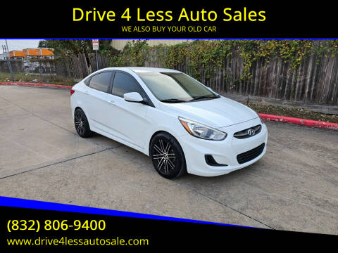 2015 Hyundai Accent for sale at Drive 4 Less Auto Sales in Houston TX