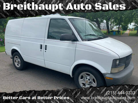 2003 Chevrolet Astro Cargo for sale at Breithaupt Auto Sales in Hatboro PA