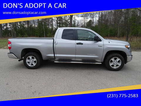 2019 Toyota Tundra for sale at DON'S ADOPT A CAR in Cadillac MI