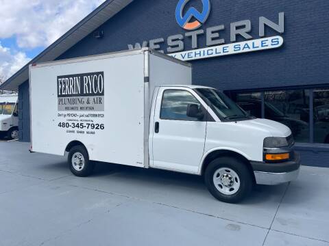 2013 Chevrolet Express Box Van Cargo Cube for sale at Western Specialty Vehicle Sales in Braidwood IL
