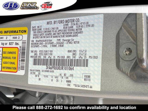 2018 Ford Fusion Hybrid S