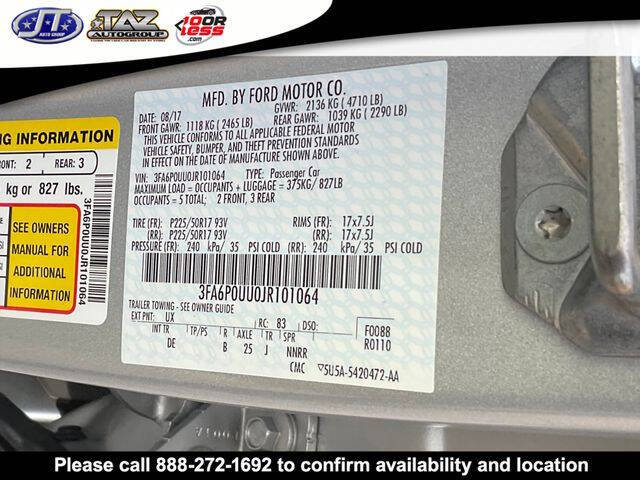 2018 Ford Fusion Hybrid S