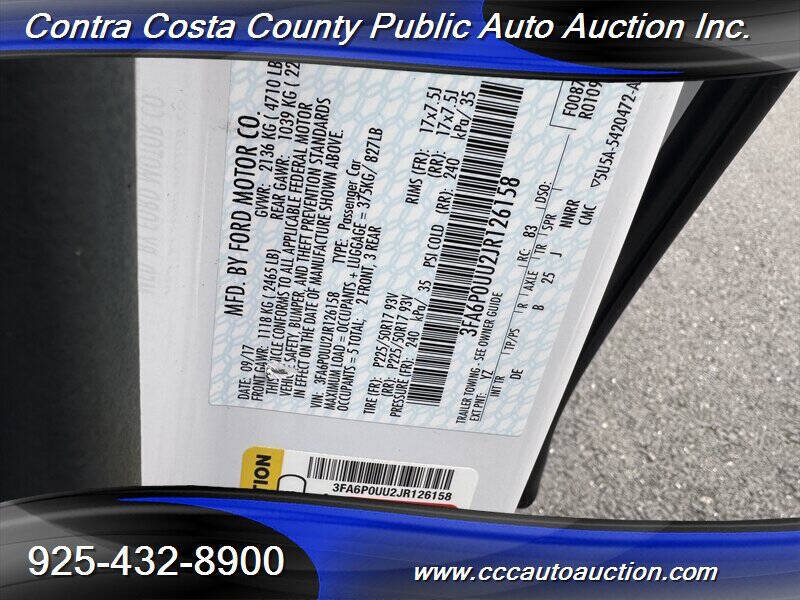 2018 Ford Fusion Hybrid S