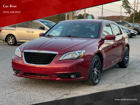 2013 Chrysler 200 for sale at Car Bros in Virginia Beach VA