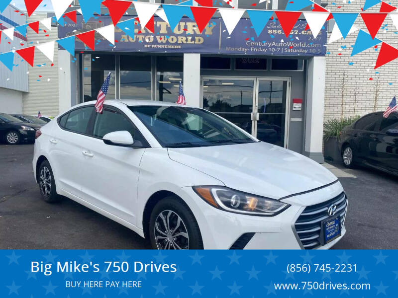 2017 Hyundai Elantra for sale at Big Mike's 750 Drives in Runnemede NJ