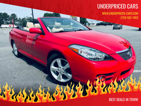 2008 Toyota Camry Solara for sale at Underpriced Cars in Marietta GA