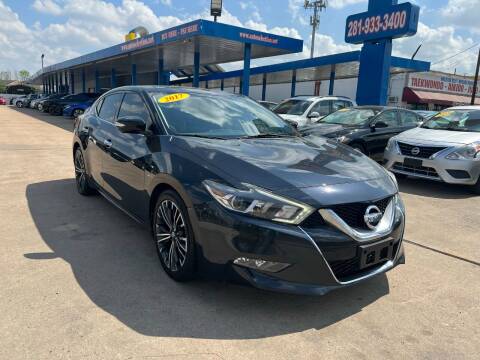 2017 Nissan Maxima for sale at Auto Selection of Houston in Houston TX