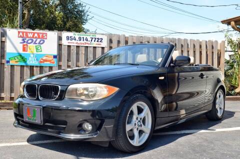 2013 BMW 1 Series for sale at ALWAYSSOLD123 INC in Fort Lauderdale FL