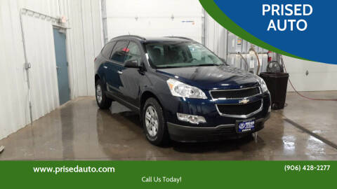 2012 Chevrolet Traverse for sale at PRISED AUTO in Gladstone MI