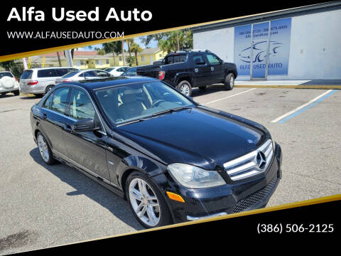 2012 Mercedes-Benz C-Class for sale at Alfa Used Auto in Holly Hill FL