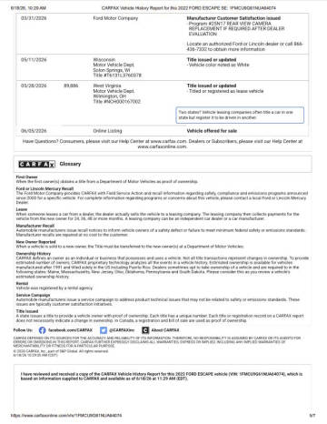 2022 Ford Escape SE