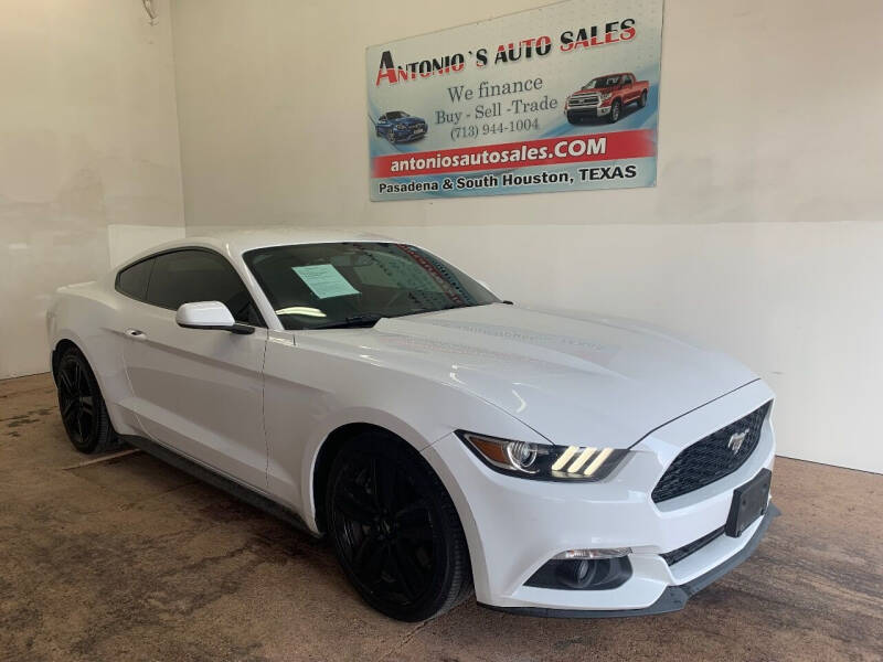 2015 Ford Mustang for sale at Antonio's Auto Sales - Antonio`s 3001 in Pasadena TX