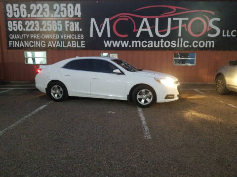 2014 Chevrolet Malibu for sale at MC Autos LLC in Pharr TX