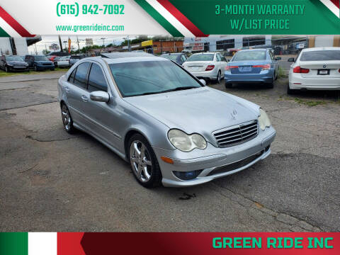 2007 Mercedes-Benz C-Class for sale at Green Ride Inc in Nashville TN