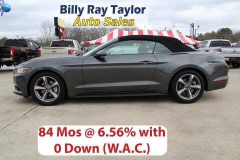 2016 Ford Mustang for sale at Billy Ray Taylor Auto Sales in Cullman AL