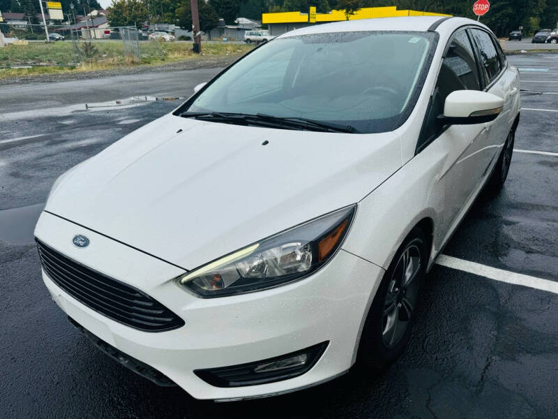 Used 2018 Ford Focus SE with VIN 1FADP3FE0JL203493 for sale in Tacoma, WA