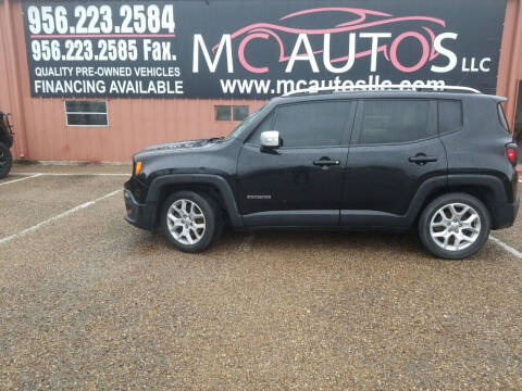 2016 Jeep Renegade for sale at MC Autos LLC in Pharr TX