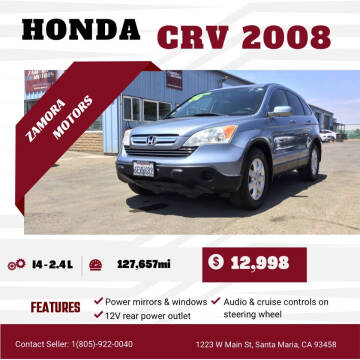 2008 Honda CR-V for sale at ZAMORA MOTORS SM in Santa Maria CA