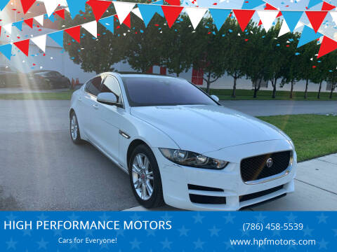 2017 Jaguar XE for sale at HIGH PERFORMANCE MOTORS in Hollywood FL