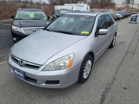 2007 Honda Accord for sale at Howe's Auto Sales in Lowell MA