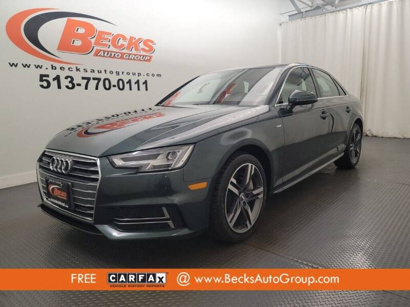 2017 Audi A4 for sale at Becks Auto Group in Mason OH