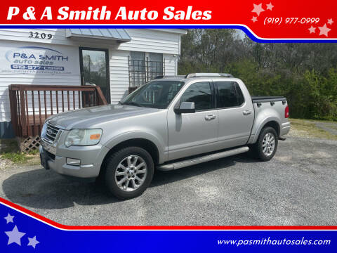 2007 Ford Explorer Sport Trac for sale at P & A Smith Auto Sales in Garner NC
