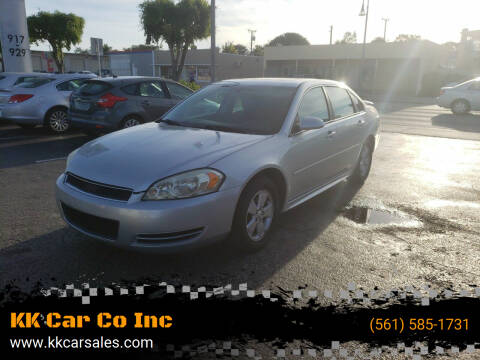 2012 Chevrolet Impala for sale at KK Car Co Inc in Lake Worth FL