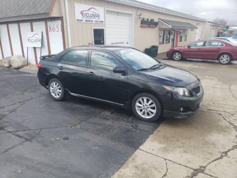 2010 Toyota Corolla for sale at Exclusive Automotive in West Chester OH