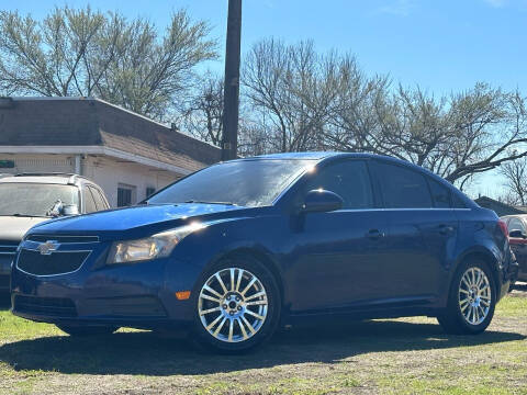 2012 Chevrolet Cruze for sale at Texas Select Autos LLC in Mckinney TX
