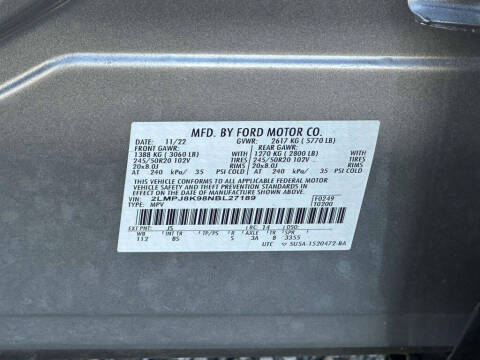 2022 Lincoln Nautilus Reserve