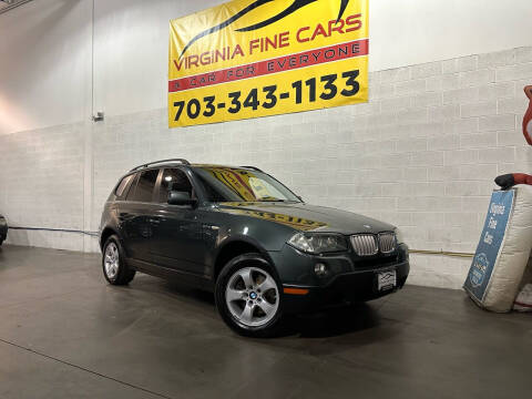 2007 BMW X3 for sale at Virginia Fine Cars in Chantilly VA