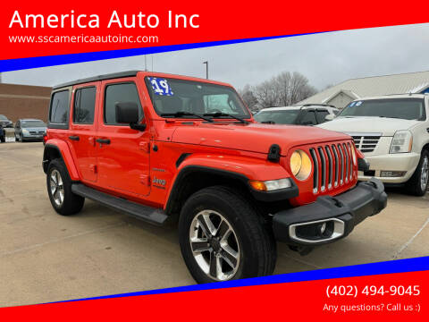 2019 Jeep Wrangler Unlimited for sale at America Auto Inc in South Sioux City NE