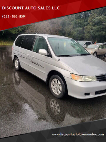 2002 Honda Odyssey for sale at DISCOUNT AUTO SALES LLC in Spanaway WA