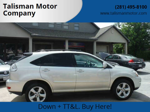 2007 Lexus RX 350 for sale at Talisman Motor Company in Houston TX