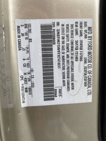 2000 Mercury Grand Marquis LS