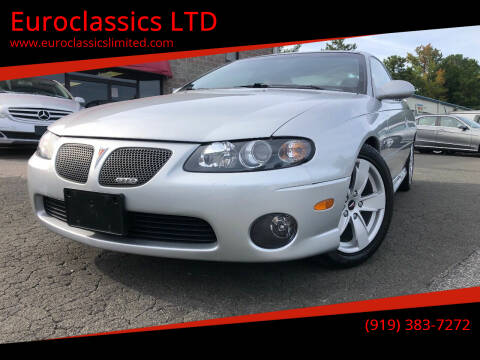 2004 Pontiac GTO for sale at Euroclassics LTD in Durham NC