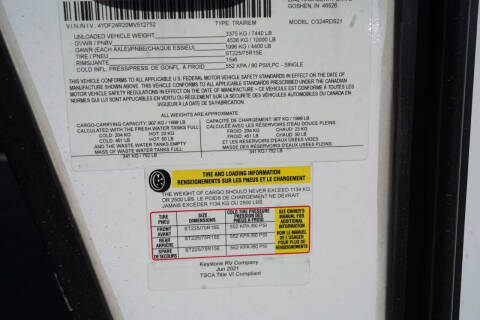 2021 Keystone RV Cougar 24 RDS