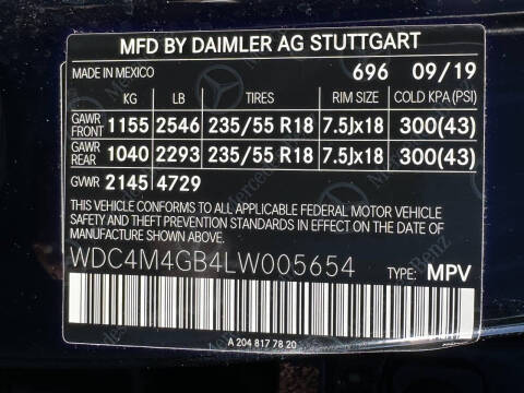 2020 Mercedes-Benz GLB GLB 250