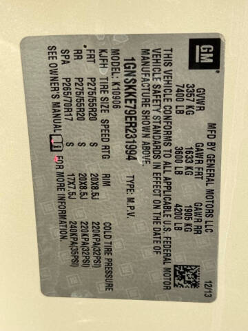 2014 Chevrolet Suburban LTZ