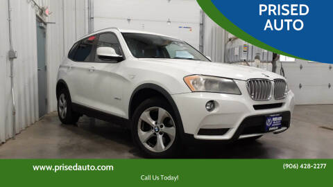 2011 BMW X3 for sale at PRISED AUTO in Gladstone MI