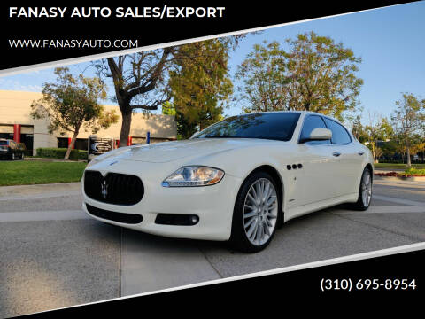 2009 Maserati Quattroporte for sale at FANASY AUTO SALES/EXPORT in Yorba Linda CA