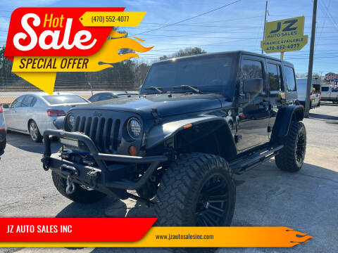 2012 Jeep Wrangler Unlimited for sale at JZ AUTO SALES INC in Marietta GA