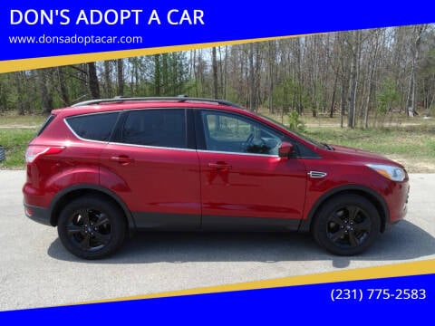 2016 Ford Escape for sale at DON'S ADOPT A CAR in Cadillac MI